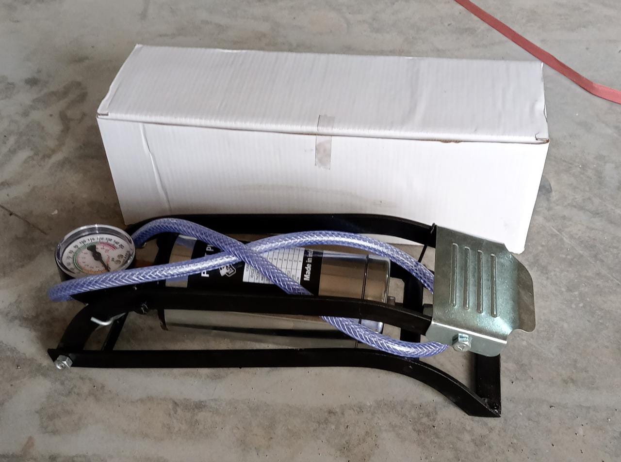 Heavy Steel Body Foot Pump - Springkart