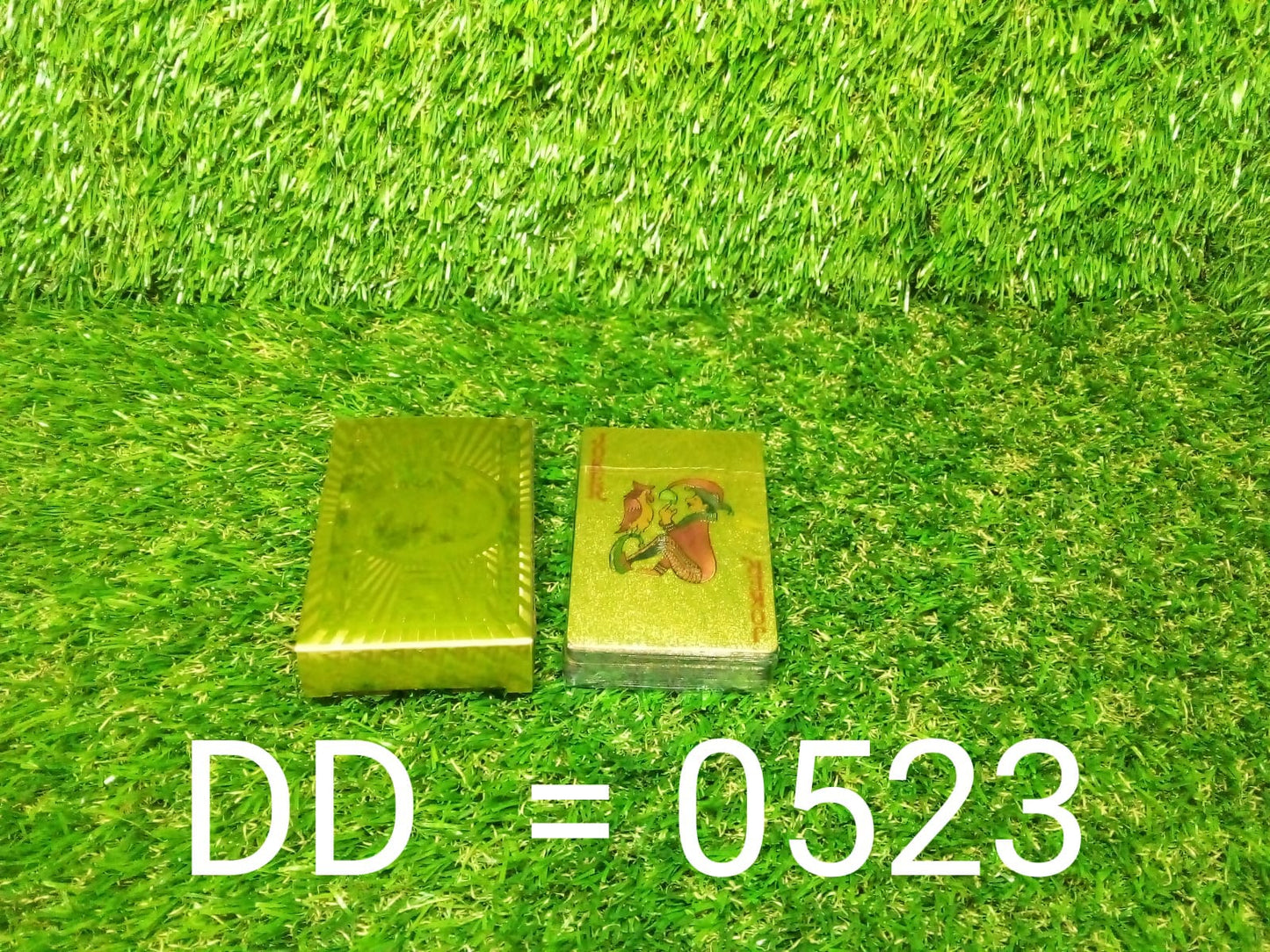 Gold Plated Poker Playing Cards (Golden) - Springkart