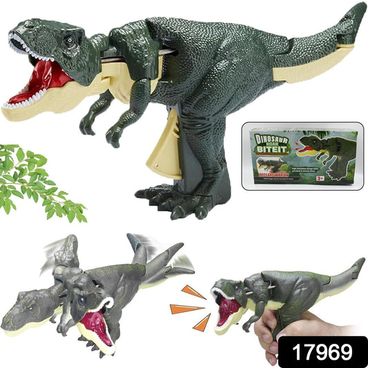 Dinosaur Roaring Toys Trigger, Dinosaurs Toys with Dinosaur Sound Lighting Model Vibrating Head Moving (3 + Years / 1 Pc) - Springkart