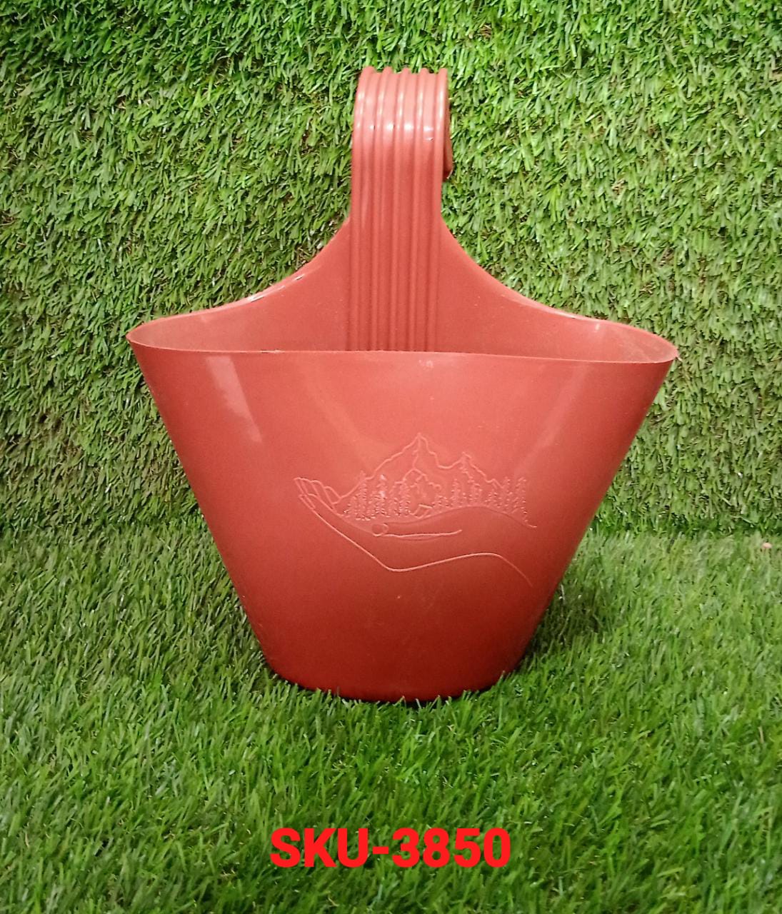 Plastic Hanging Planter Pot, Multicolour, - Springkart