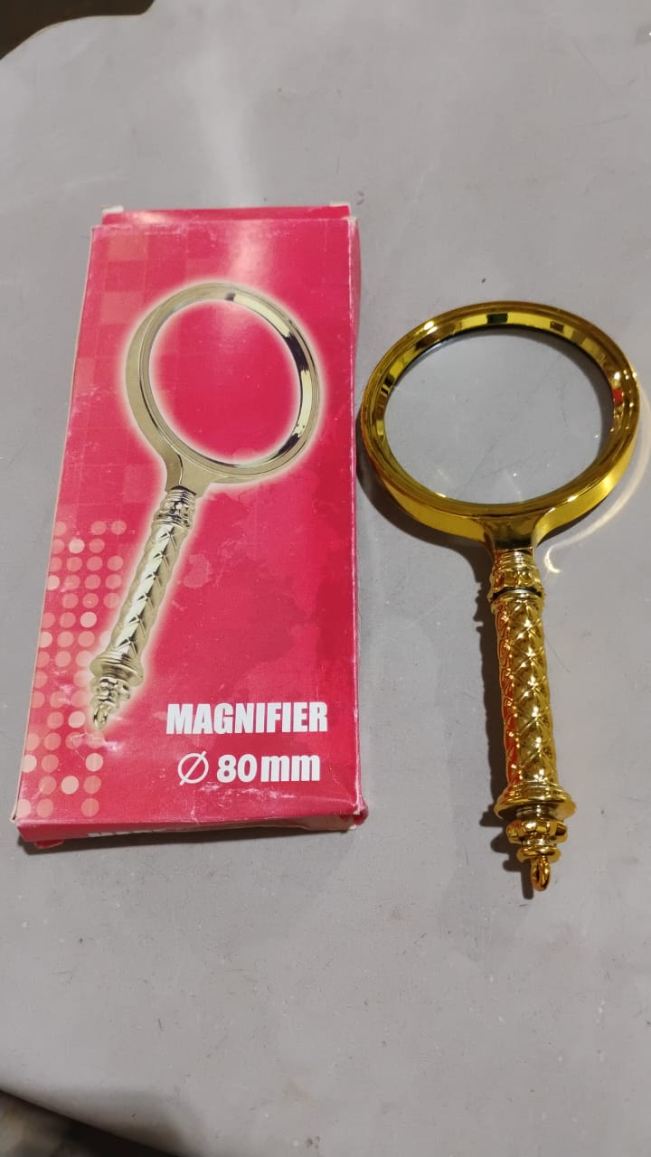 Magnifying Glass Handheld Magnifier (80 MM / 1 Pc) - Springkart