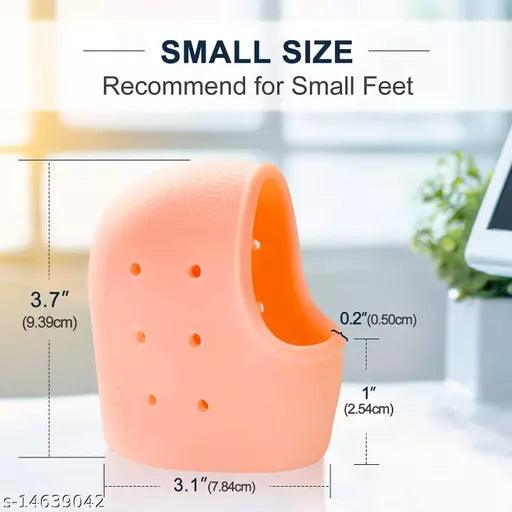 Silicone Gel Heel Pad Socks for Pain Relief - 1 Pair - Springkart
