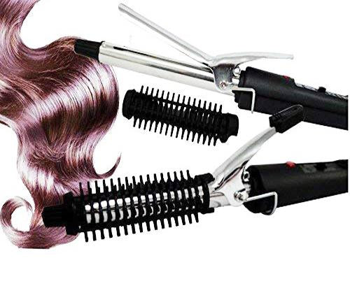 1343 Hair Curling Iron Rod For Women (Black) - Springkart