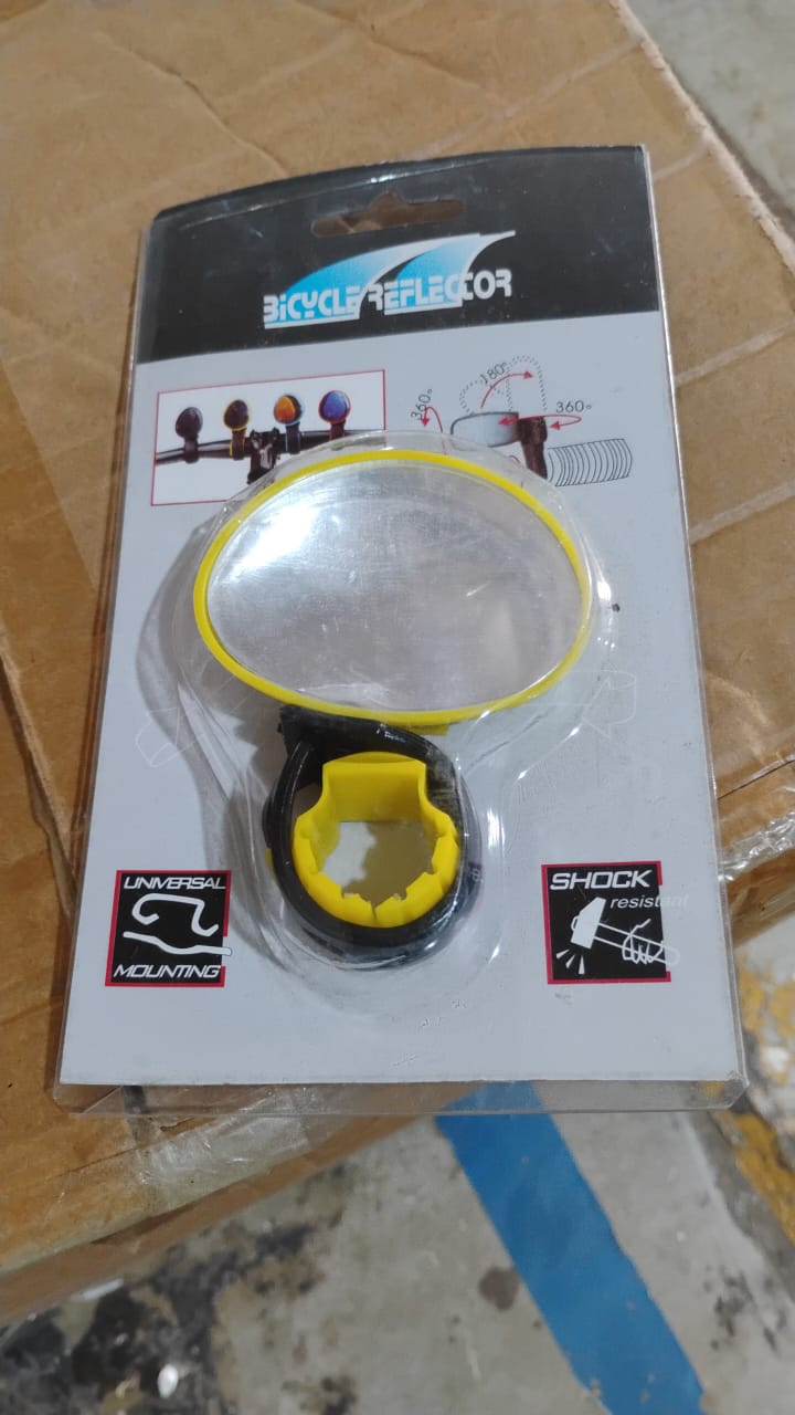 Bicycle 360 rotation Cycling Mirror Handlebar Rearview Mirror (1 Pc) - Springkart