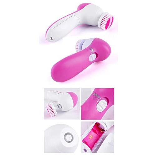 340 -5-in-1 Smoothing Body Facial Massager (Pink) - Springkart