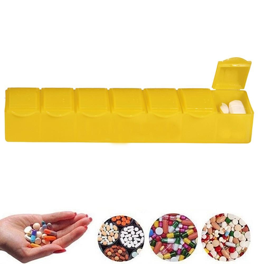 347 -7 Days Pill Box With 7 Compartments - Springkart