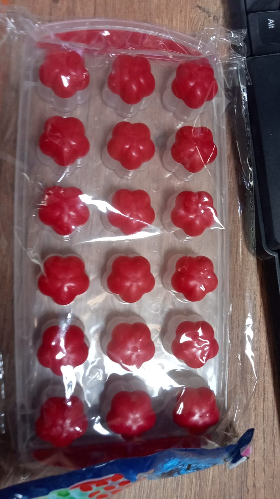 Ice Mould Flower Shape 18 Cavity Mould ice Tray Sphere ice Flower Mould Small ice Flower Tray Mini ice Cube Tray - Springkart