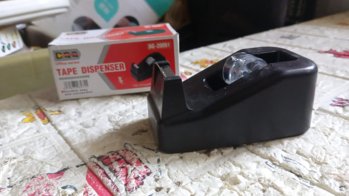 Plastic Tape Dispenser Cutter for Home Office use, Tape Dispenser for Stationary, Tape Cutter Packaging Tape (1 pc / 237 Gm) - Springkart