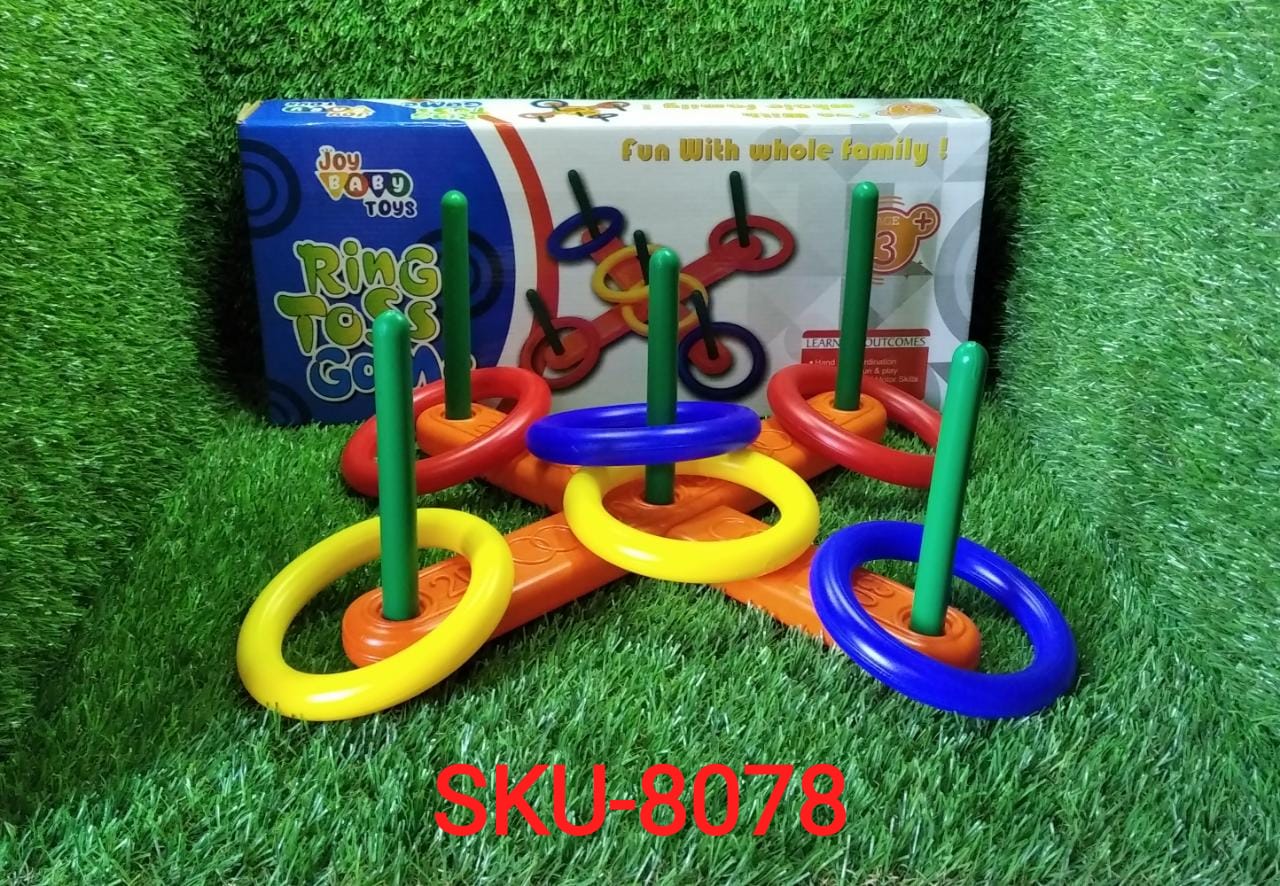 13 Pc Ring Toss Game widely used by children’s and kids for playing and enjoying purposes and all in all kinds of household and official places etc. - Springkart