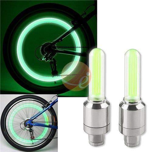 LED Flash Light lamp tyre Wheel Valve Sealing caps - Springkart