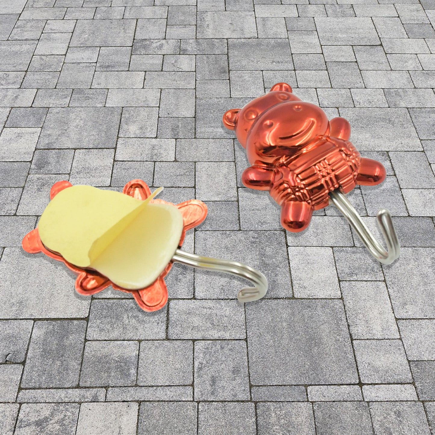 Heavy Duty Self-Adhesive Hooks: Multipurpose & Strong on Any Wall (4 Pc) - Springkart