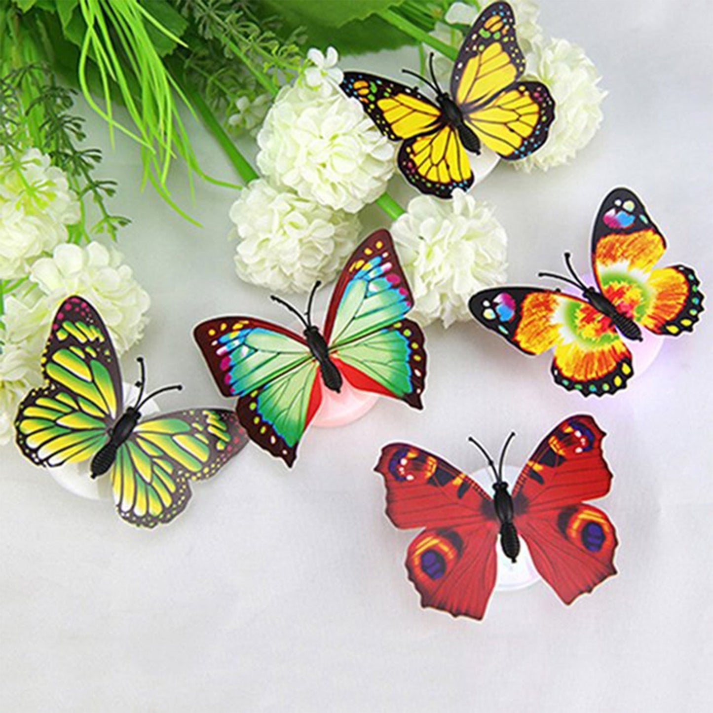 The Butterfly 3D Night Lamp Comes with 3D Illusion Design Suitable for Drawing Room, Lobby. - Springkart