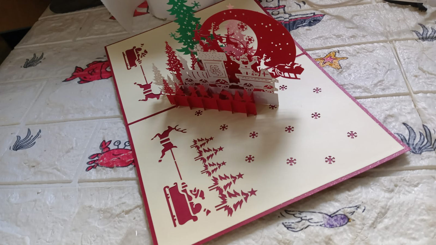 3D Paper Wish Card High Quality Paper Card All Design Card Good Wishing Card (1Pc ) - Springkart