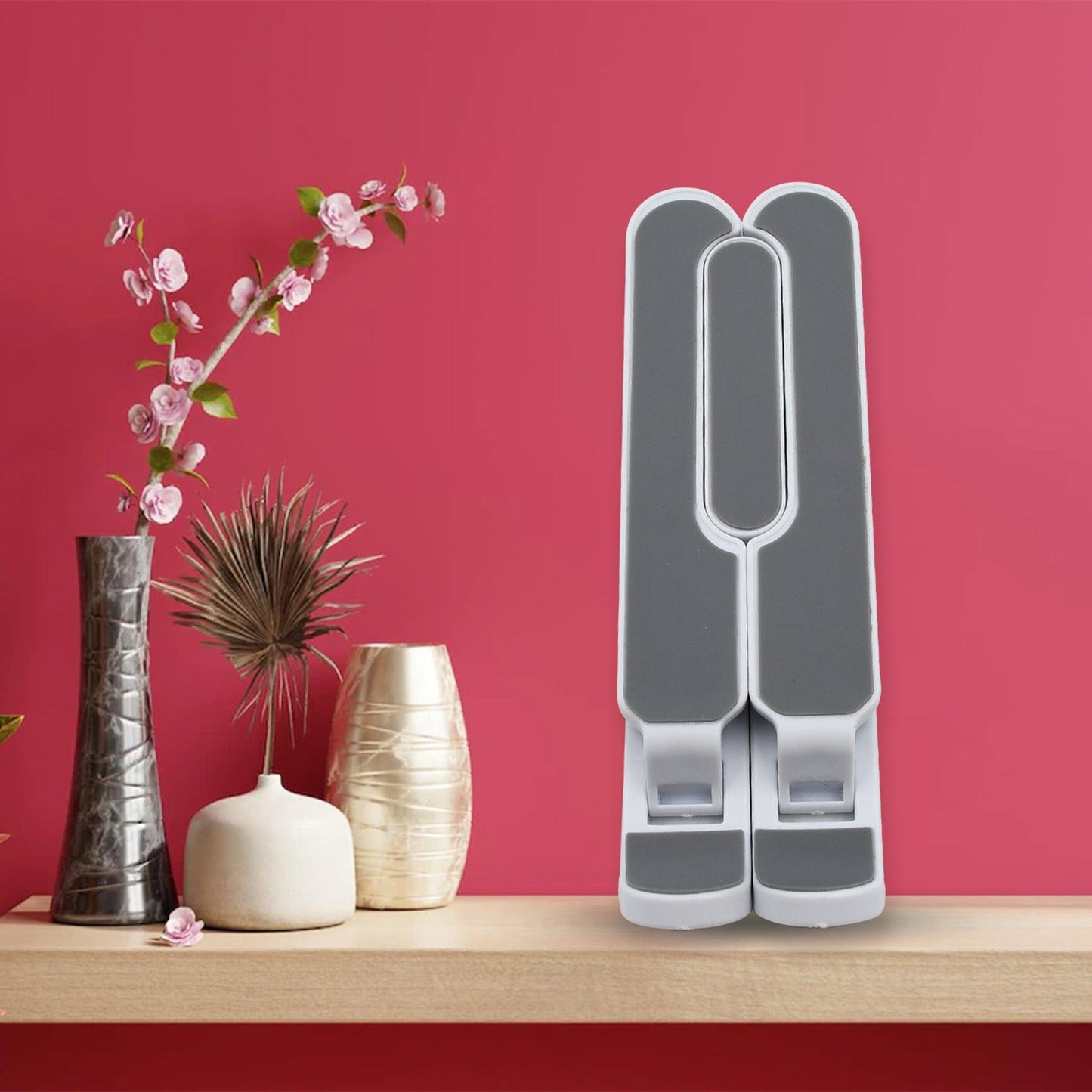 ADJUSTABLE TABLET STAND HOLDER WITH BUILT-IN FOLDABLE LEGS AND HIGH QUALITY FIBRE - Springkart