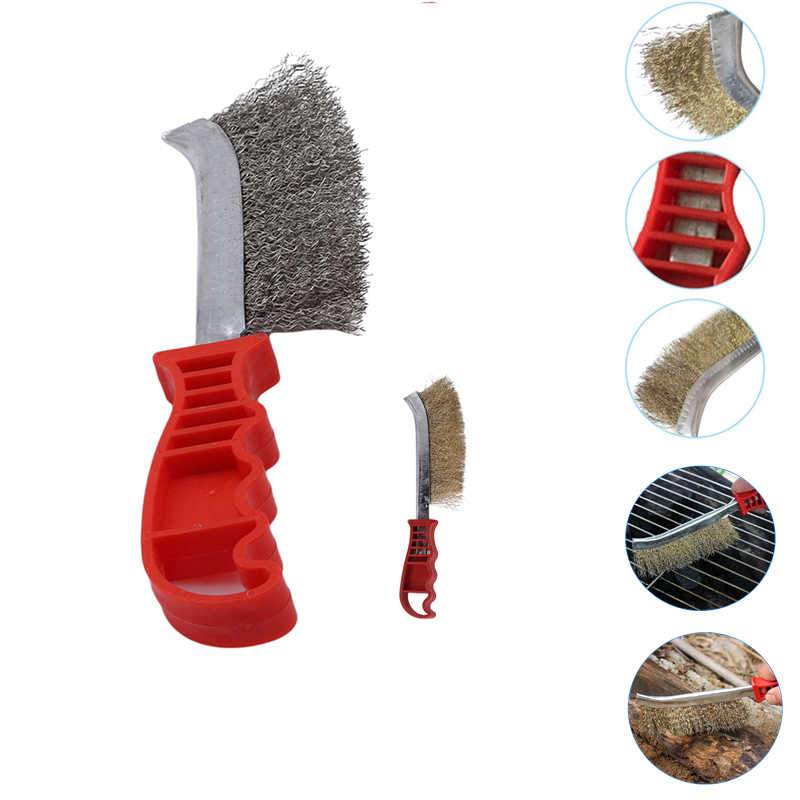 Stainless Steel Wire Hand Brush Metal Cleaner Rust Paint Removing Tool - Springkart