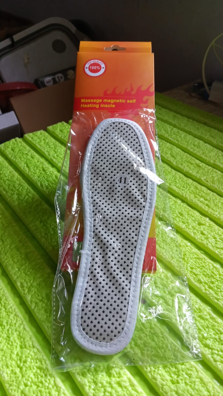 Massage Magnetic Self Heating Insole Shoe, Heating Insole for Women Men - Unisex Warm Insole - Thermal Insoles - Tourmaline Self Heating Shoe Inserts - Warm Shoe Pad (1 Pair) - Springkart