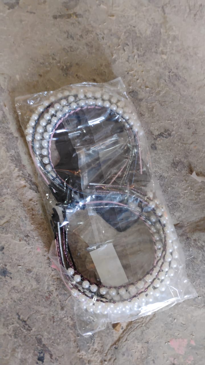 Hairband Pearls Fancy Party Hairband (1 Pc / Mix Design) - Springkart