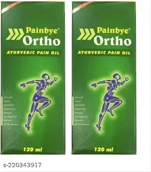 ORTHO AYURVEDIC PAIN OIL 120 ML PACK OF 2 - Springkart
