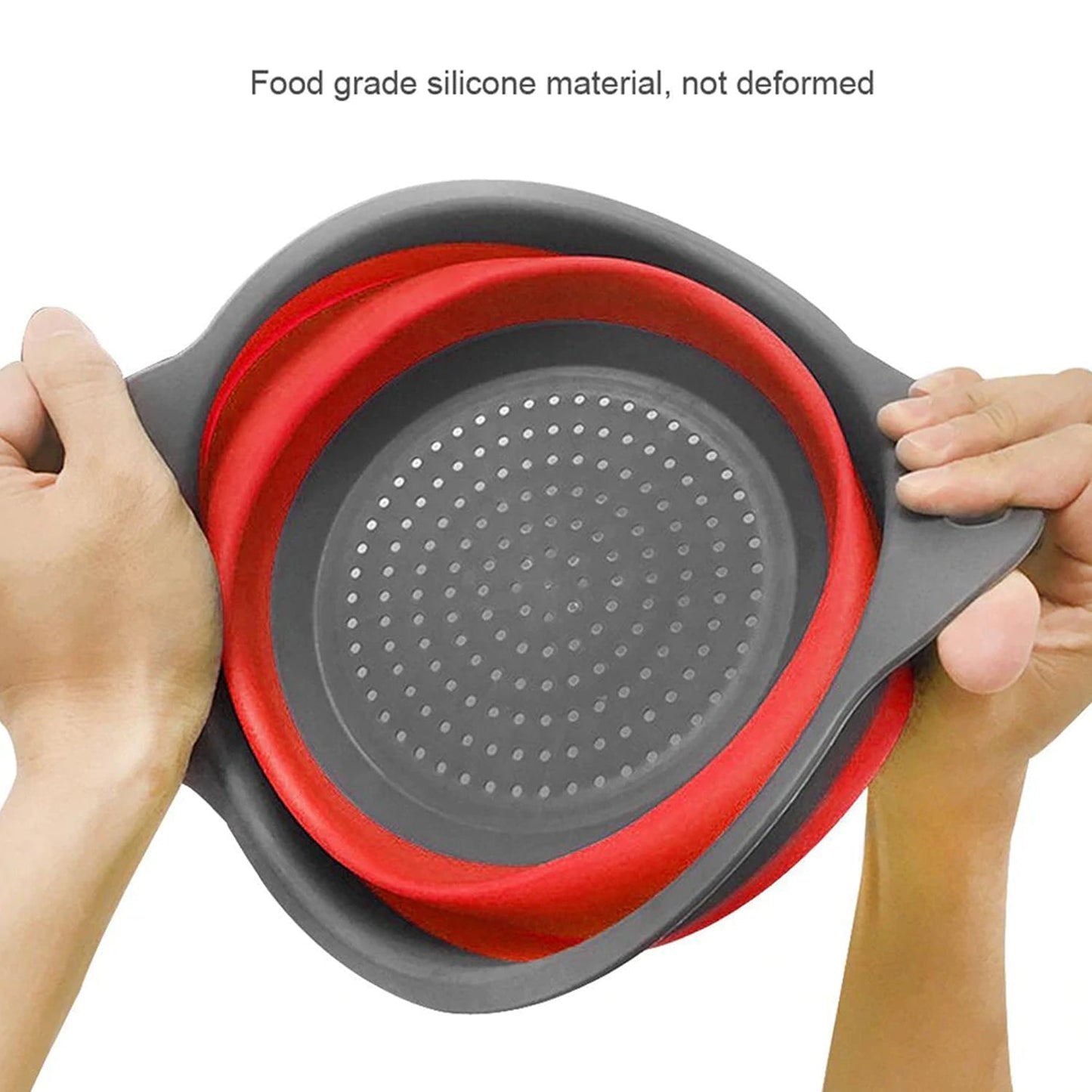 Round Small Silicone Strainer widely used in all kinds of household kitchen purposes while using at the time of washing utensils for wash basins and sinks etc. - Springkart