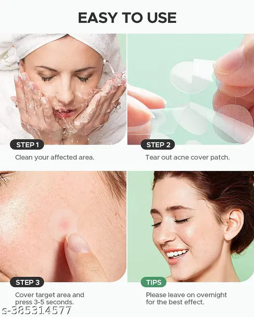 36 Hydrocolloid Waterproof Patches For All Skin Types - Springkart