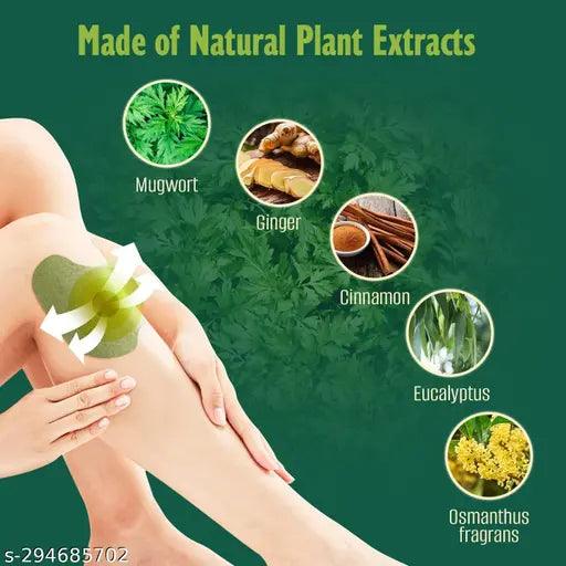 Knee Pain Relief Patches Wormwood Kit Quick Relief of Pains for Knee, Back, Neck, Shoulder, Waist (Pack of 10) - Springkart