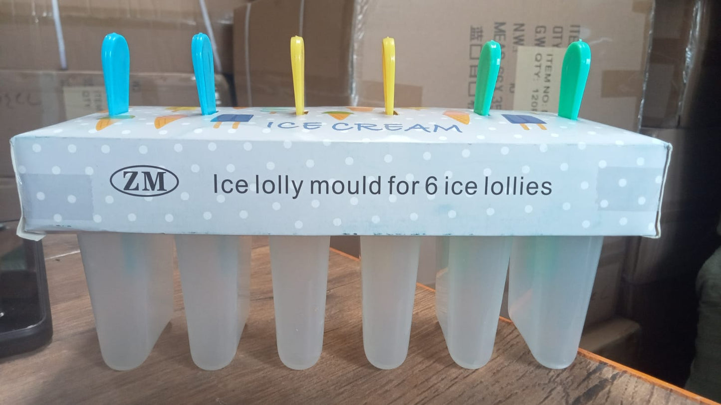Ice Candy Maker Upgrade Popsicle Molds Sets 6 Ice Pop Makers Reusable Ice Lolly Cream Mold Home-Made Popsicles Mould with Stick - Springkart