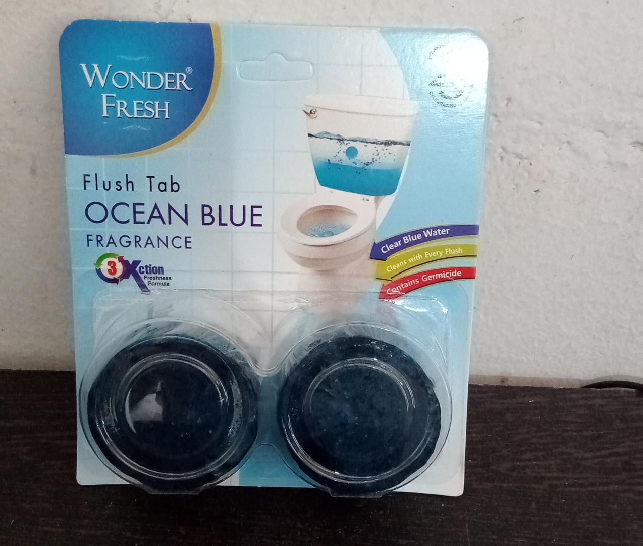 Toilet Cleaner Flush Tab Ocean Blue 100 Gram - Springkart