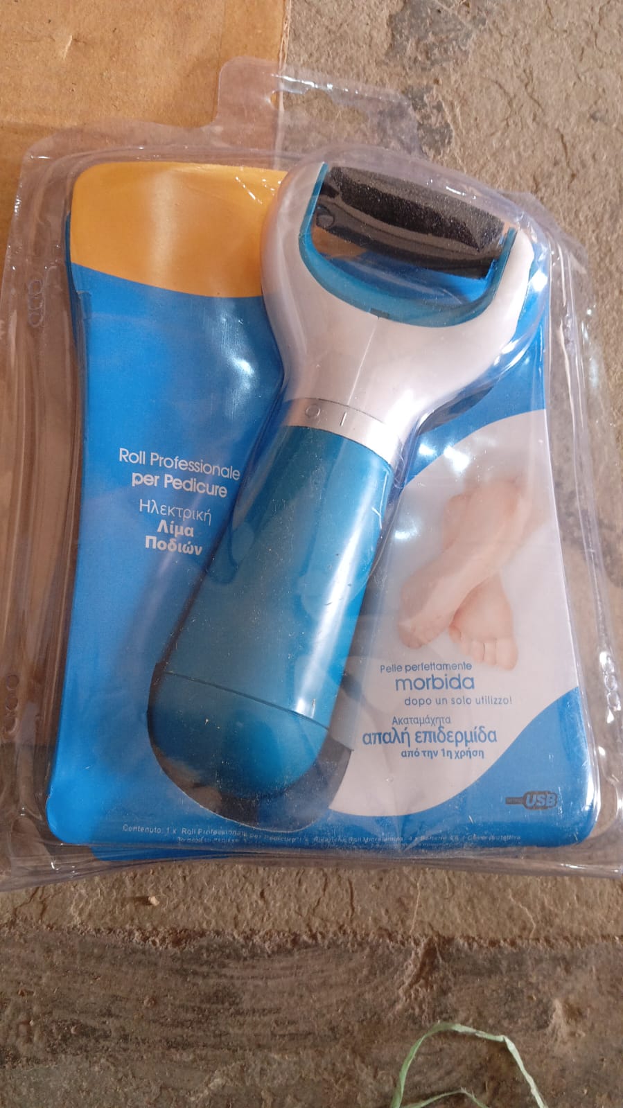 Electronic Dry Foot File, Callous Remover for Feet, Electric Foot with Roller Hard and Dead Skin- Regular Coarse, Baby smooth feet in minutes. For in home padicure foot care, Battery Powered & USB (Battery not included) - Springkart