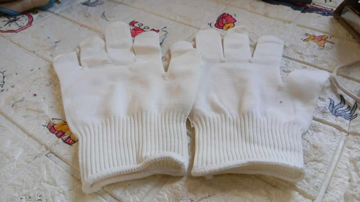 1 Pair Cut Resistant Gloves Anti Cut Gloves Heat Resistant Kint Safety Work Gloves High Performance Protection, Food Grade BBQ - Springkart