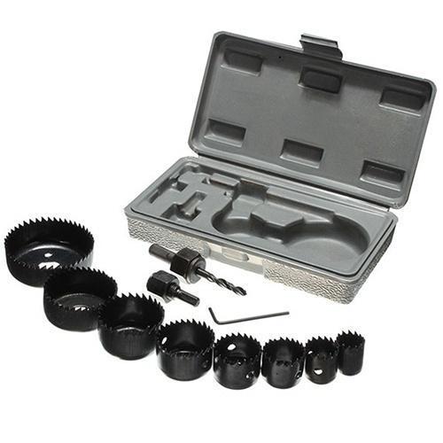 428 Wood Hole Saw Cutting Set (11 Pcs 19-64mm Multicolour) - Springkart