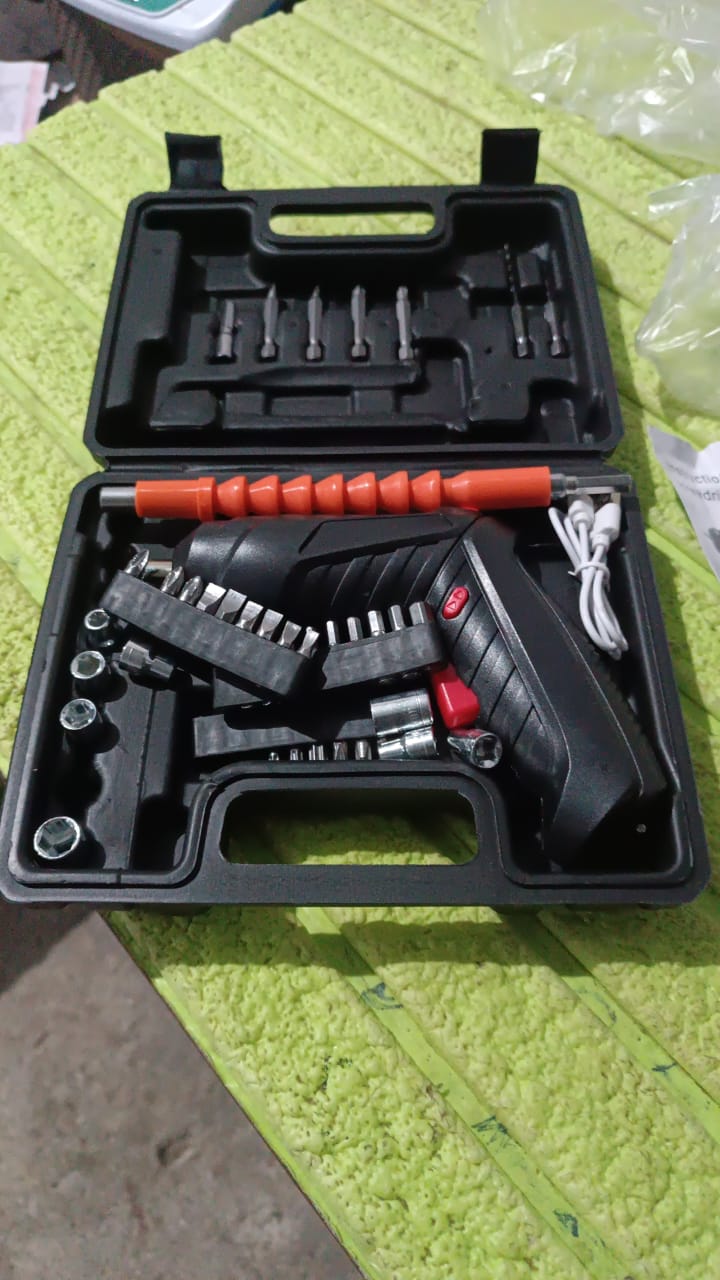 Small Screwdriver with LED Light, Screwdrivers Bit Set (48 Pcs Set) - Springkart