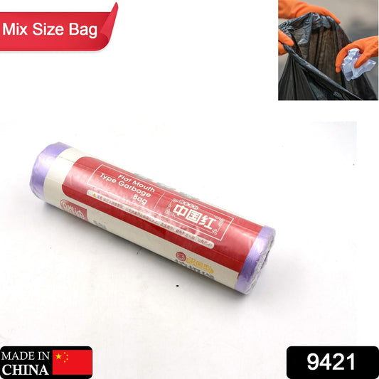 Garbage Bags Bathroom Can Liners for Bedroom Home Kitchen Garbage Bags, Transparent Foil Wrap (Mix Size) - Springkart