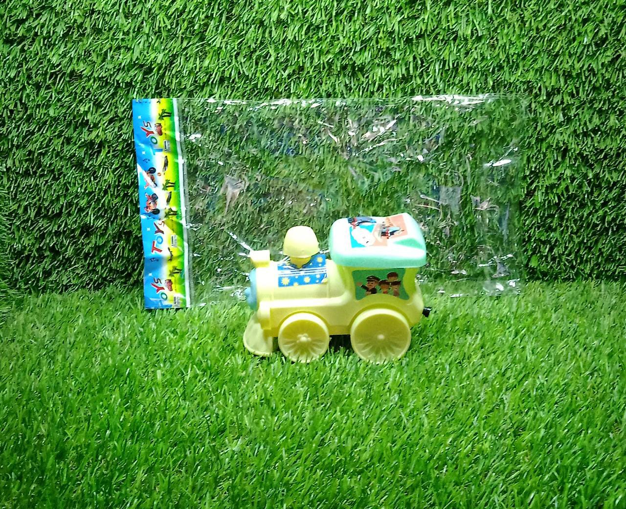 Pull-Rope Racing Train Engine Toy for Kids - Springkart
