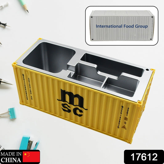 Shipping Container Pen Holder Shipping Container Model Pen Name Cardholder Simulated Container Model For Business Gift - Springkart