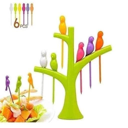 Plastic Unbreakbale Mickeyy Shaped Kids Snack Serving Plate ( Set of 3,+3 spoon 3 fork +frut frok Multicolour) - Springkart