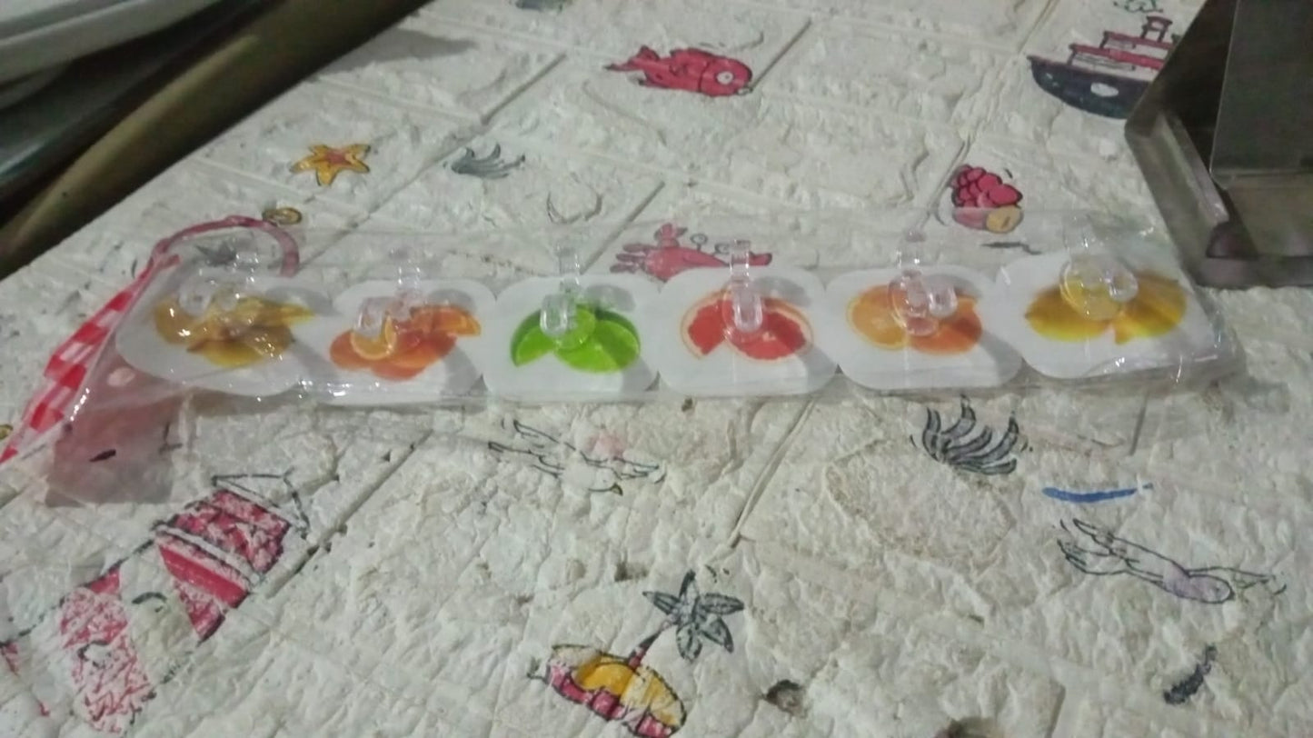 Transparent Adhesive Wall Hooks: Premium Quality, 6-Pack - Springkart