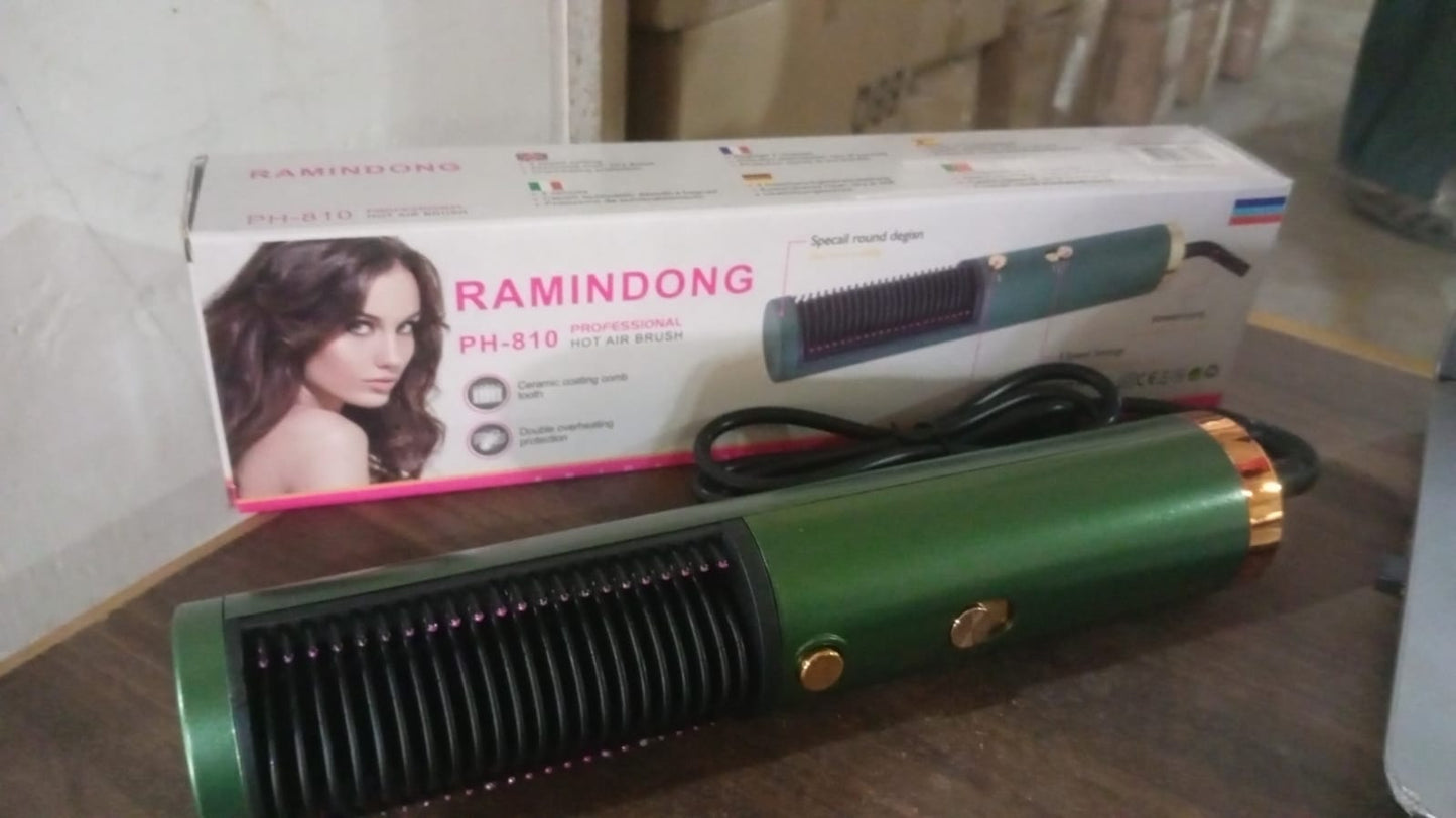 Hair Straightener Comb, Anti Scald Hot Comb Negative Ion Hair Straightener Brush Straightener 3 Gear Constant Temperature for Quick and Professional Hair Salon at Home (1200w) - Springkart