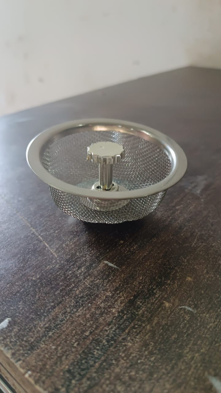 Stainless Steel Sink Strainer Basket Strainer Kitchen Sink Strainer (1 Pc) - Springkart