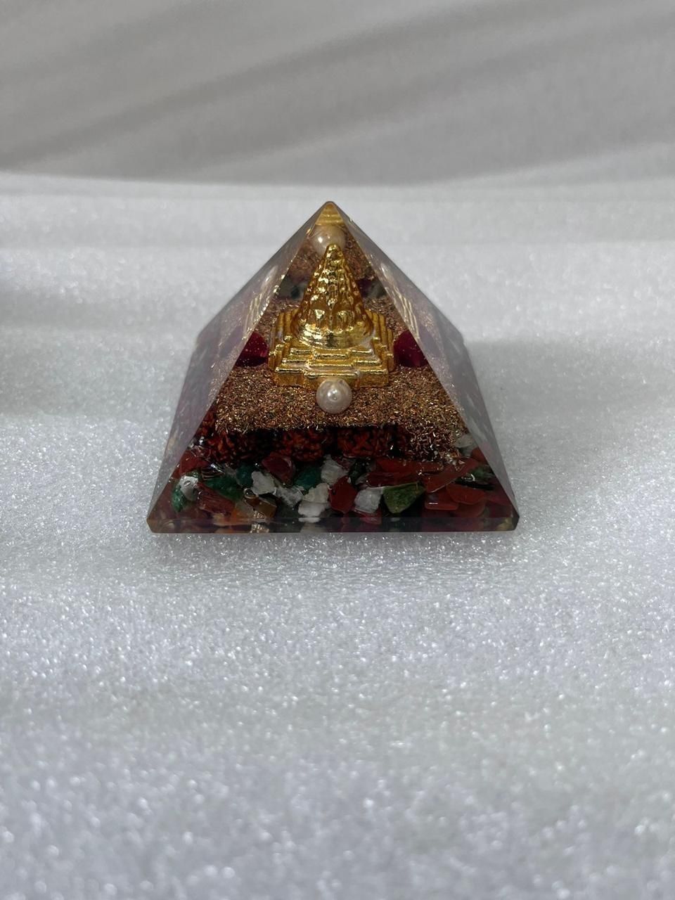 Originate Pyramid Shri Yantra With Rudraksha - Springkart