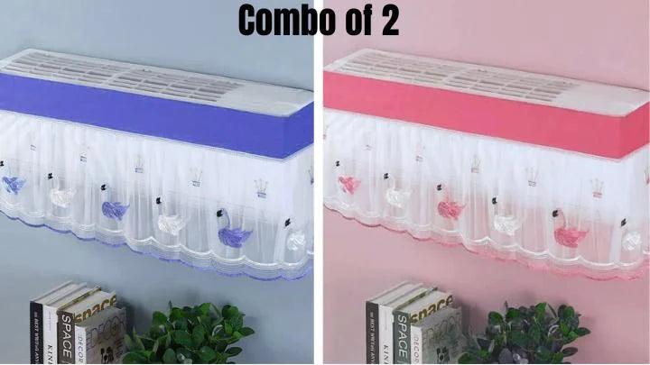 Air Conditioner Cover for 1.5 Ton Split AC Buy 1 Get 1 Free, Dust Proof Washable. - Springkart