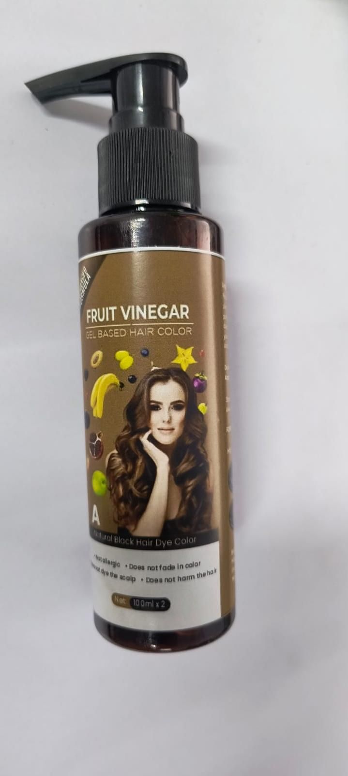 Fruit Vinegar Gel Based Hair Color 100ml Each (Pack of 2) - Springkart