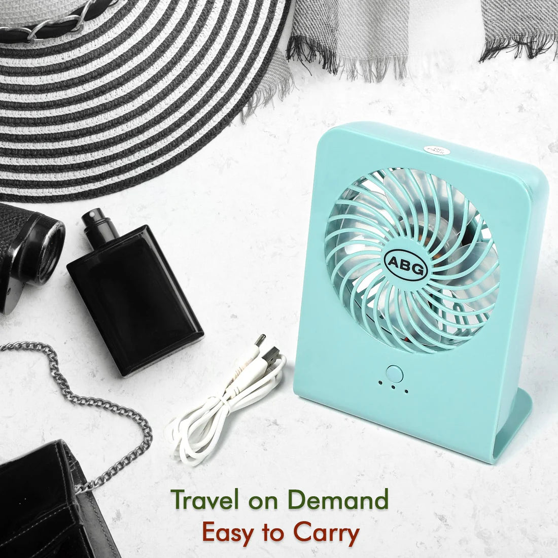 Portable Desk Fan Big Table Fan3 Step Speed Setting Fan(Battery Not Include) - Springkart