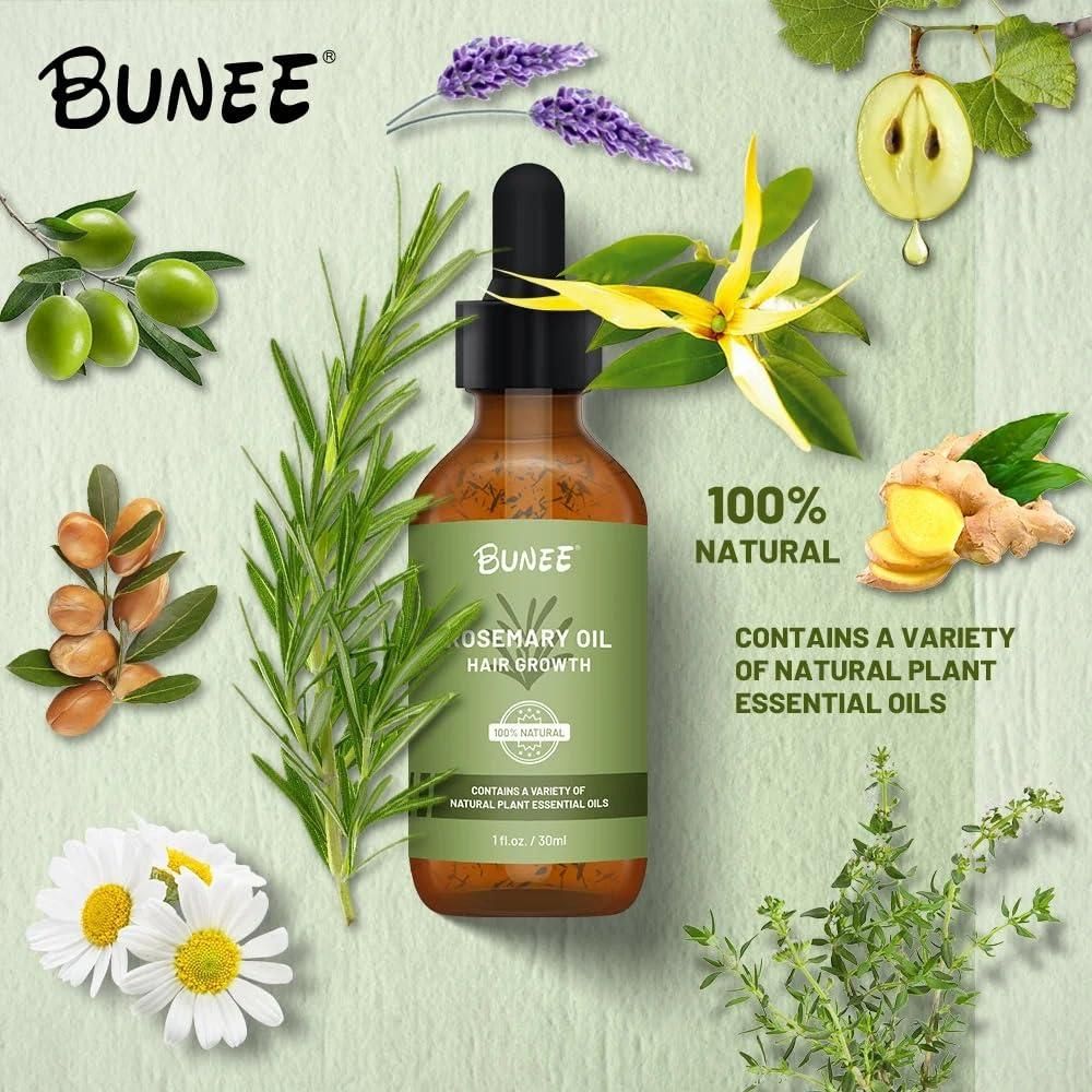 BUNEE Rosemary Hair Growth Serum Oil 30 ML(Pack of 2/3) - Springkart