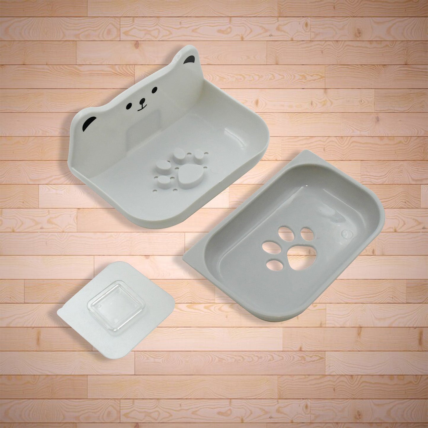 Soap Dish with Drain Soap Holder, Soap Saver Easy Cleaning, Soap Tray for Shower Bathroom Kitchen (1 Pc) - Springkart