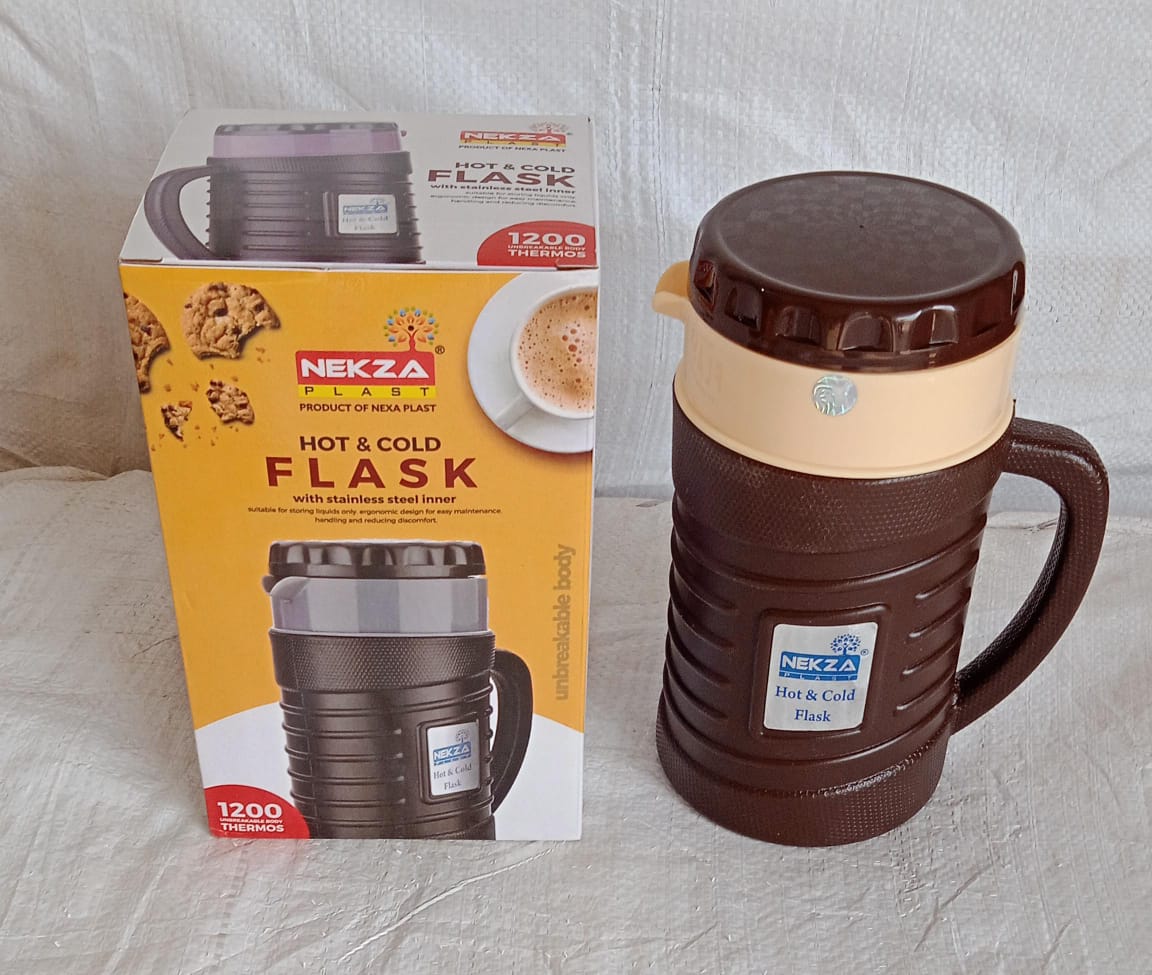 Stainless Steel Thermos Flask (Multiple Sizes): Travel Mug, Coffee, Tea (Leakproof) - Springkart