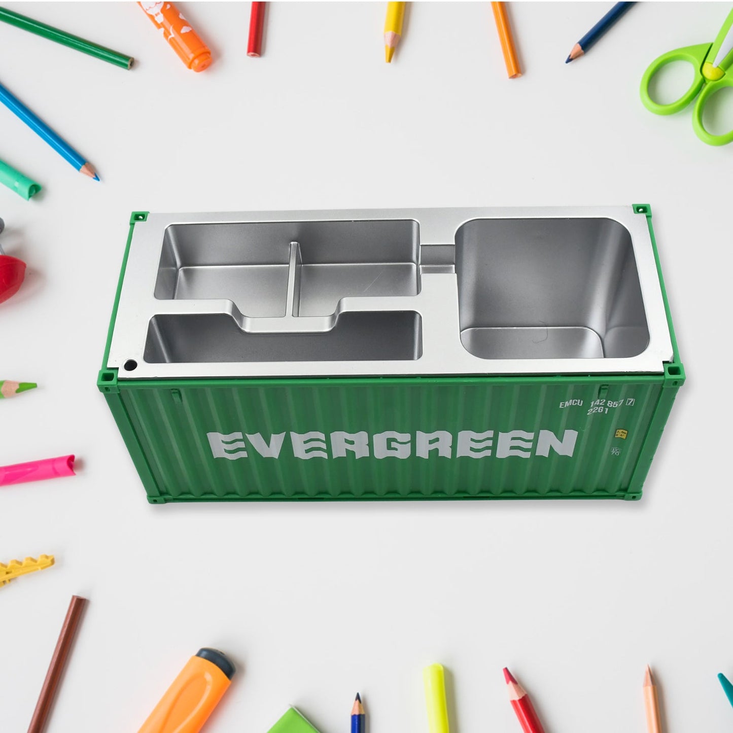 Shipping Container Pen Holder Shipping Container Model Pen Name Cardholder Simulated Container Model For Business Gift - Springkart
