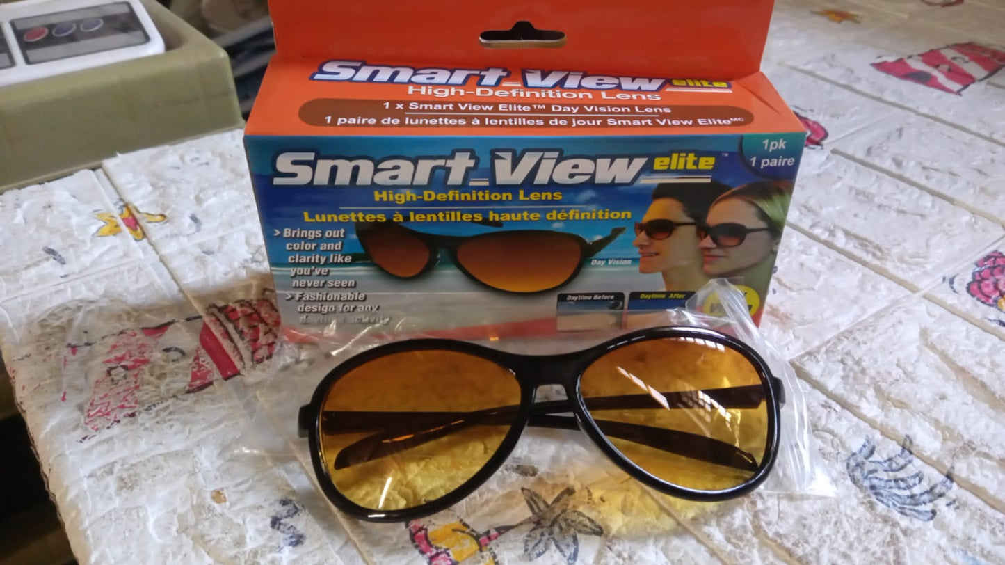 Smart Vision Glasses UV Protected Sunglasses, Lightweight and Attractive Design 3D classic Sunglasses for Men & Women, Lightweight, Both Outdoor and Indoor Use (1 Pc ) - Springkart