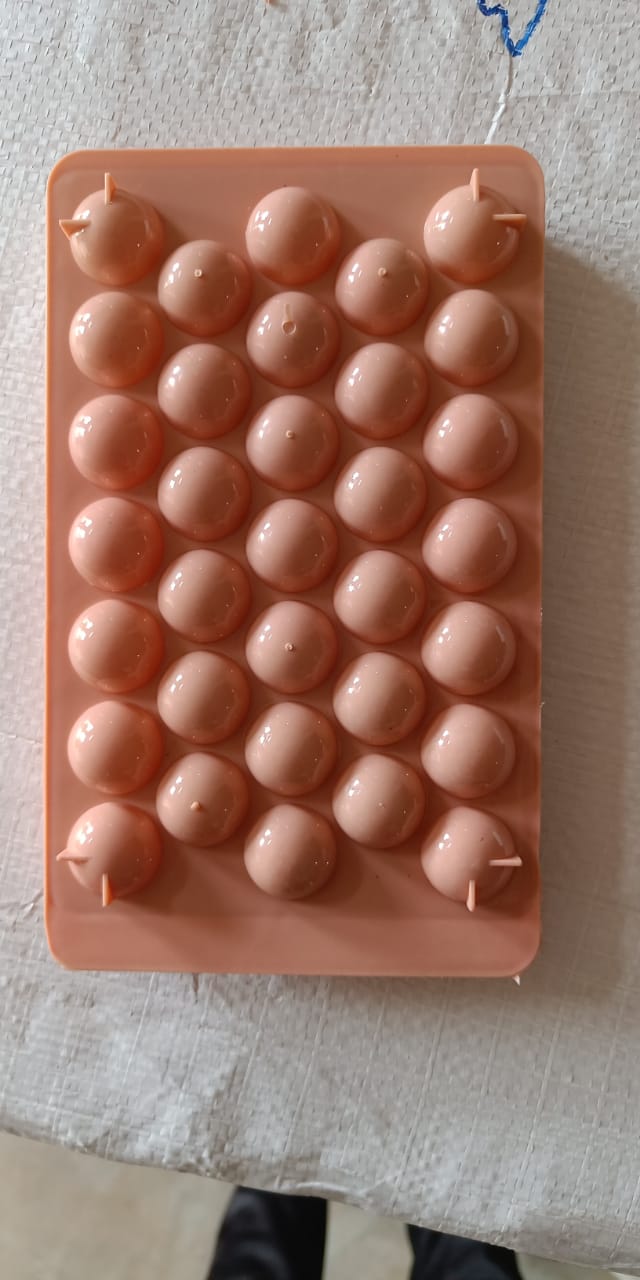 Plastic Round BPA Free Reusable Ice Cube Ice Ball Mold / Lollipop Candy Maker (20x12cm) - Springkart