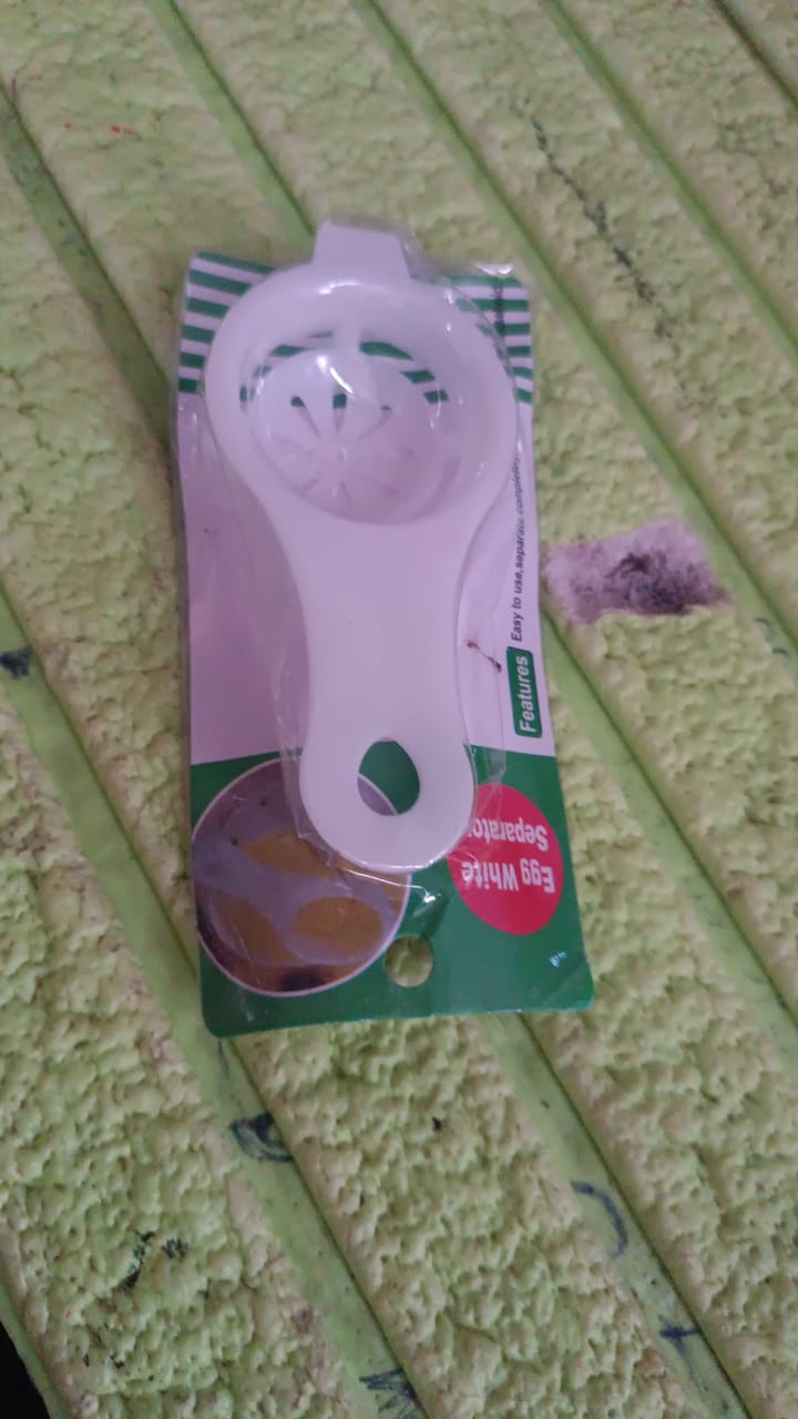 Plastic Egg Yolk Separator, Egg White Yolk Filter Separator (1 Pc) - Springkart