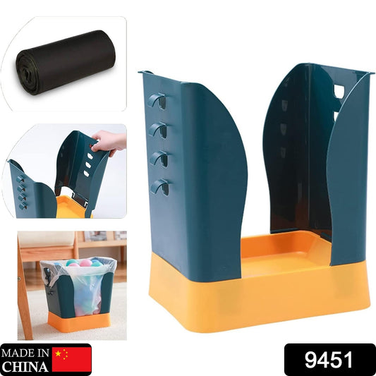 Expandable Trash Can (1 Pc): Plastic, Large Capacity, Kitchen & Bathroom - Springkart